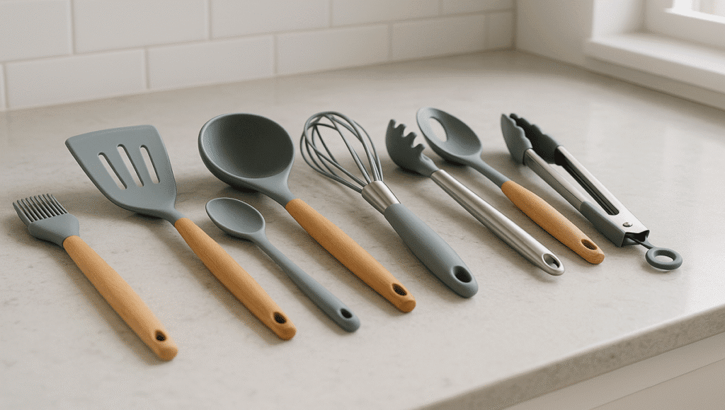 Types of Tools in a Silicone Cooking Utensils Set