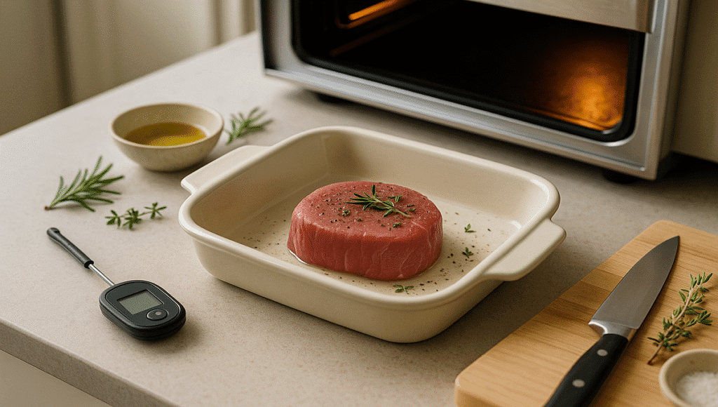  Can I cook filet mignon without searing it first?