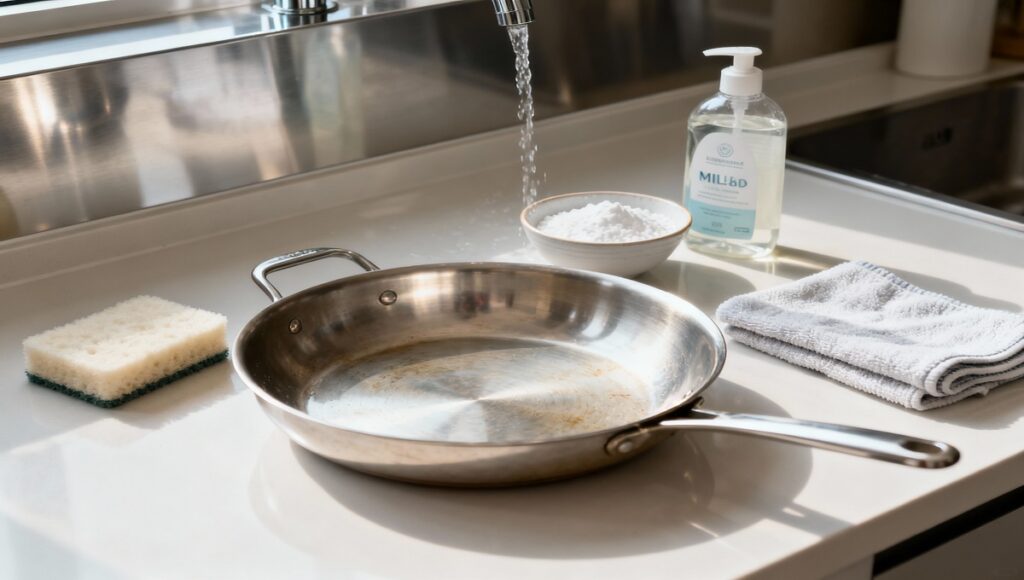 How to Clean a Stainless Steel Pan Easily