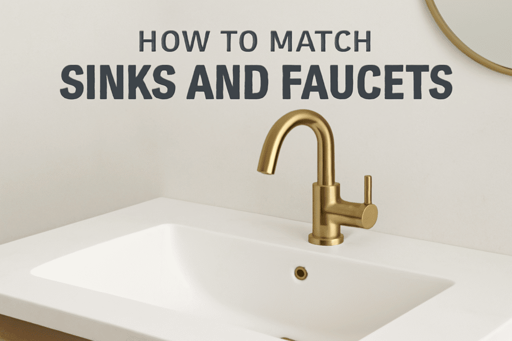 How to Match Sinks and Faucets
