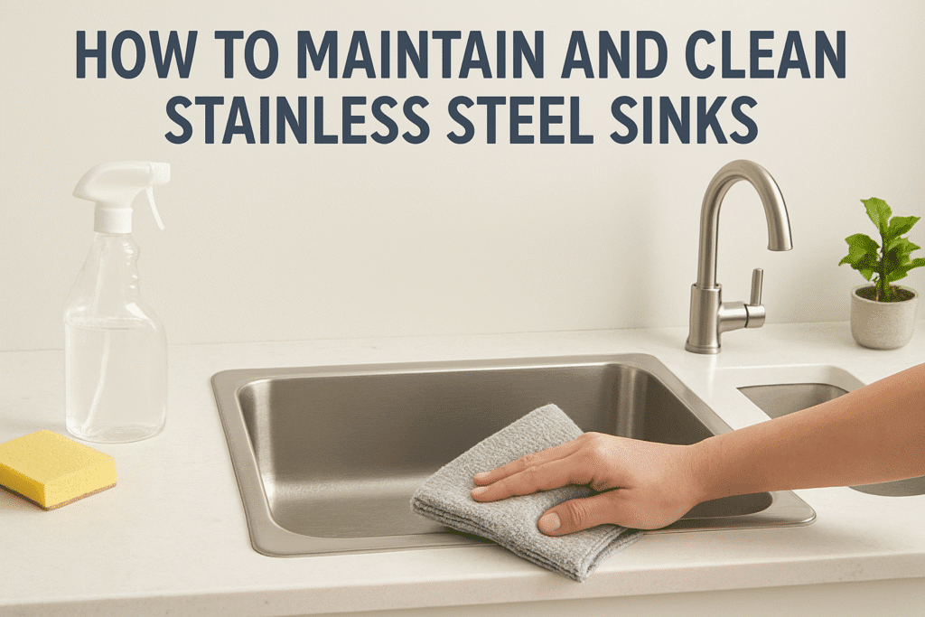 Cleaning a Stainless Steel Sink
