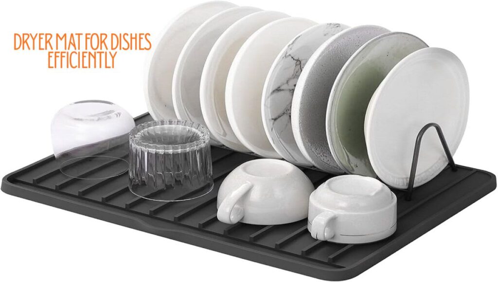 Dryer Mat for Dishes Efficiently