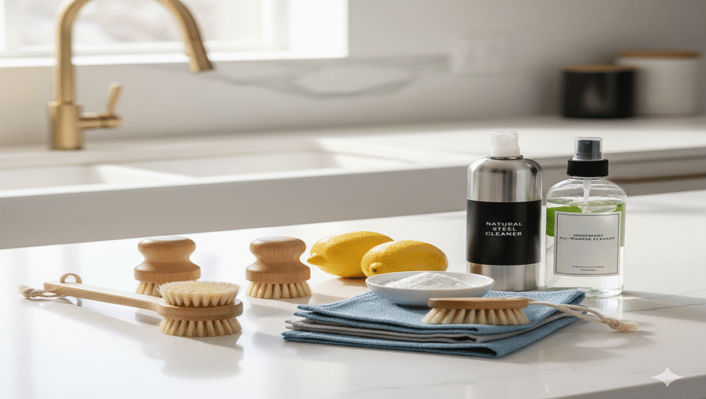 Tools and Cleaning Products for Maintenance