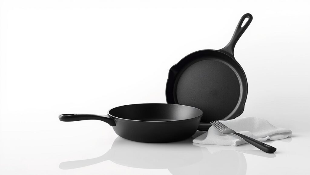 Polished Cast Iron Cookware